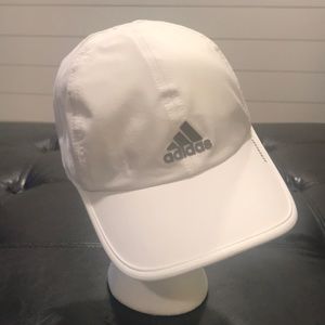 Adidas White Super-Lite Cap Adjustable